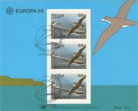 Madeira Block 7° Europa 1986 Tiere Vögel Gelbschnabelsturmtaucher Nordrhein-Westfalen - Kamen Vorschau