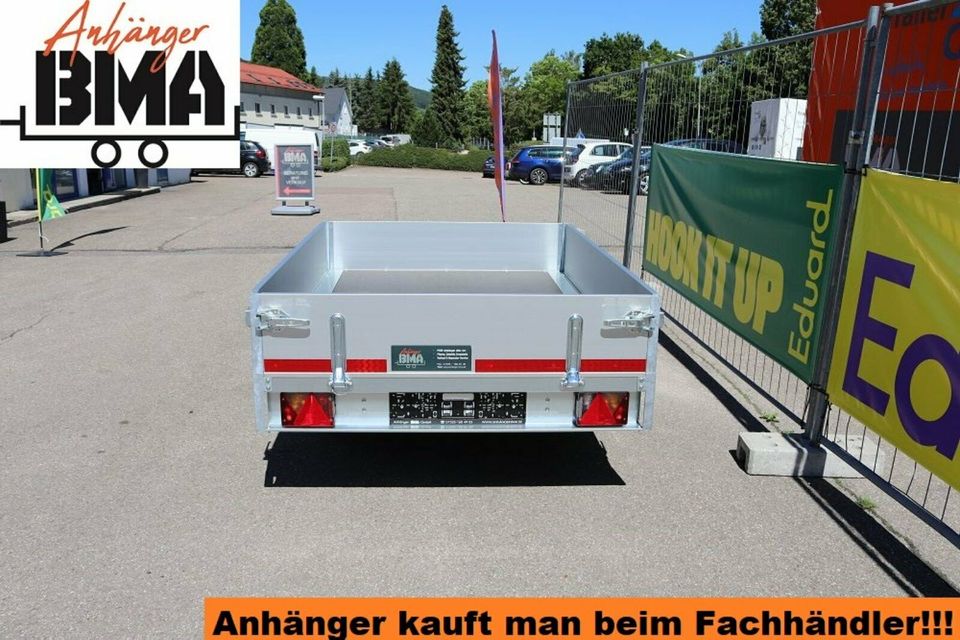 EDUARD Anhänger Hochlader 200x145x30 750kg ALUBORDWÄNDE NEU in Tannheim