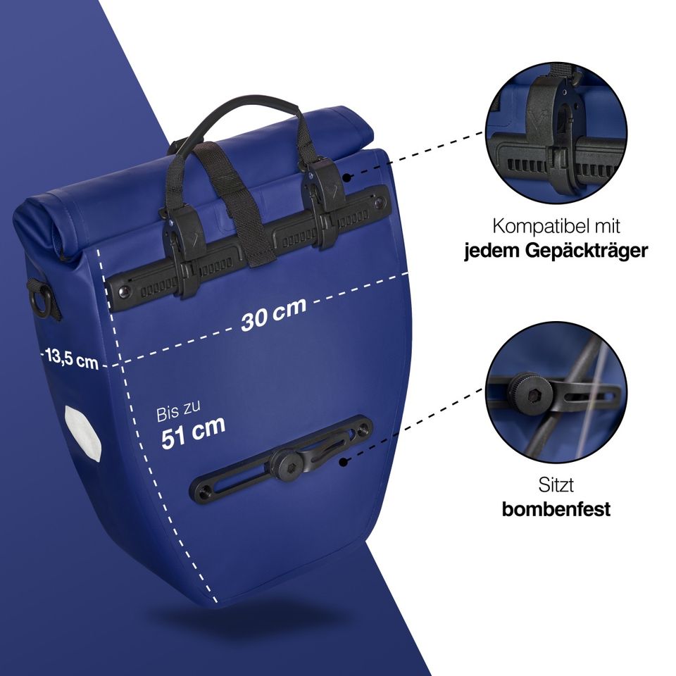 Valkental Packtasche ValkBasic Einzeltasche Blue 20L Art. KHH-BPQ in Köln