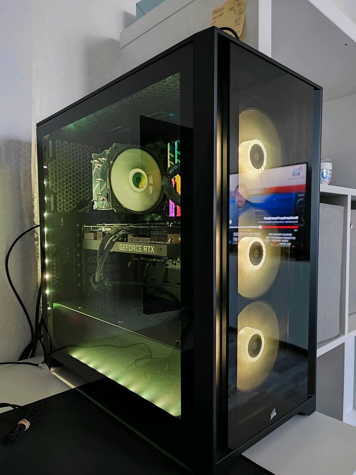 Gaming PC RTX 3080 i5 11600k 1tb ssd Corsair in Gablingen