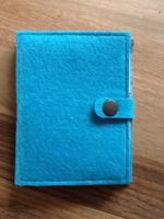 Eisblaues Filzbuch mit Notizblock und Stift ca. 11x15 cm Hessen - Eltville Vorschau