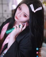 Nezuko Perücke wig demon slayer cosplay Duisburg - Duisburg-Süd Vorschau