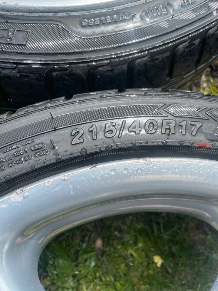 4x100 17 Zoll Antera Alufelgen mit Reifen Räder Honda civic… in Schwäbisch Gmünd