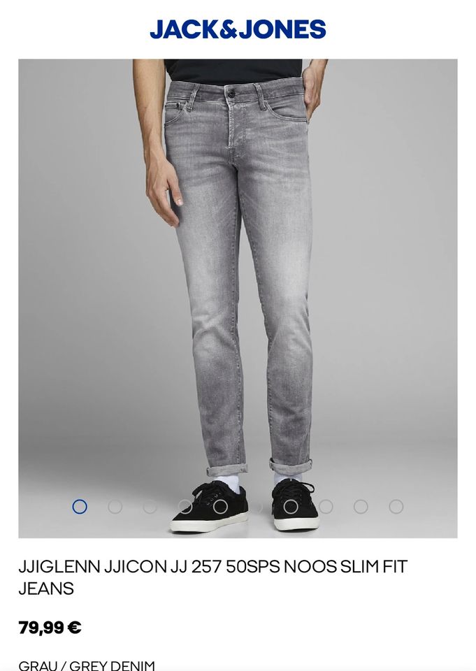 Jack & Jones Herren Jeans Hose Glenn Slim Fit in Kiel