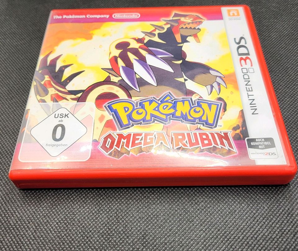 Pokemon omega rubin ruby ✅️ nintendo 3ds 2ds spiel mit ovp in Wangerland