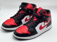 Air Jordan 1 Mid 'Bred Toe', Rot, EU 44 US 10 Dortmund - Asseln Vorschau