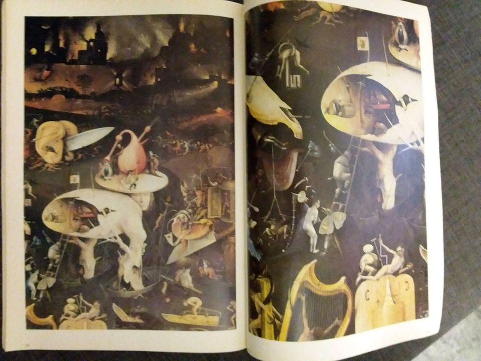 Kunst abstrakt Hieronymus Bosch Bildband 1986 gross in Berlin