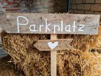 Wegweiser "Parkplatz" / Hochzeits-/Partydekoration Niedersachsen - Osnabrück Vorschau