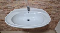 Waschbecken/Handwaschbecken mit Armatur und Unterbau in weiß Nordrhein-Westfalen - Selm Vorschau