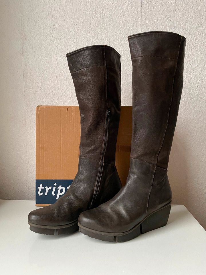 Schöne Trippen Dart Stiefel Splitt Kollektion Espresso w. NEU in Bergisch Gladbach