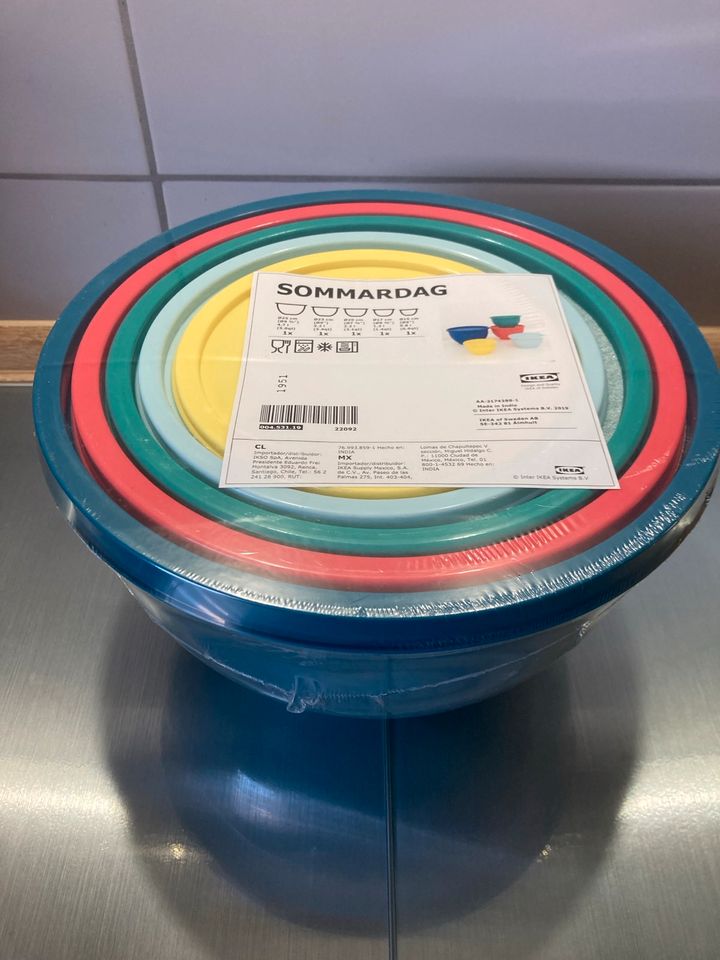 NEU OVP Ikea Sommardag Schüsseln mit Deckel in Moos