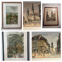 Gerhard Franke Aquarell Gemälde Bautzen Leipziger Schule DDR Berlin - Zehlendorf Vorschau