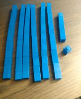 Lego 97 x 3005 Basisstein blau  1x1 Hessen - Niddatal Vorschau