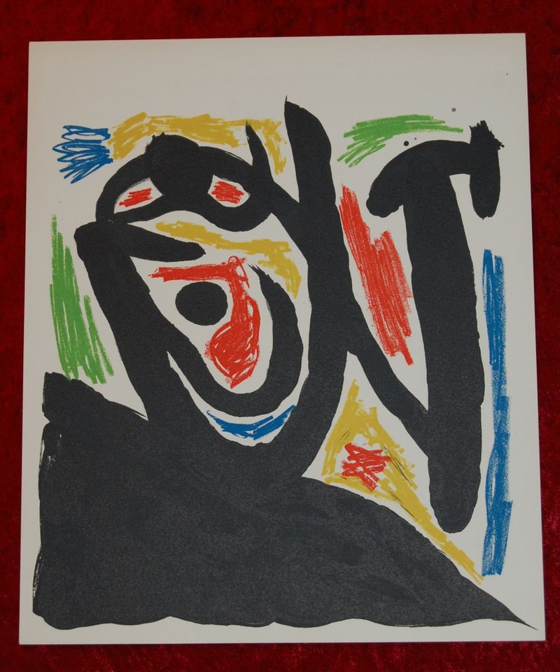 Joan Mirò Maitres-Graveurs Contemporains Origin.-Farblithographie in Meldorf