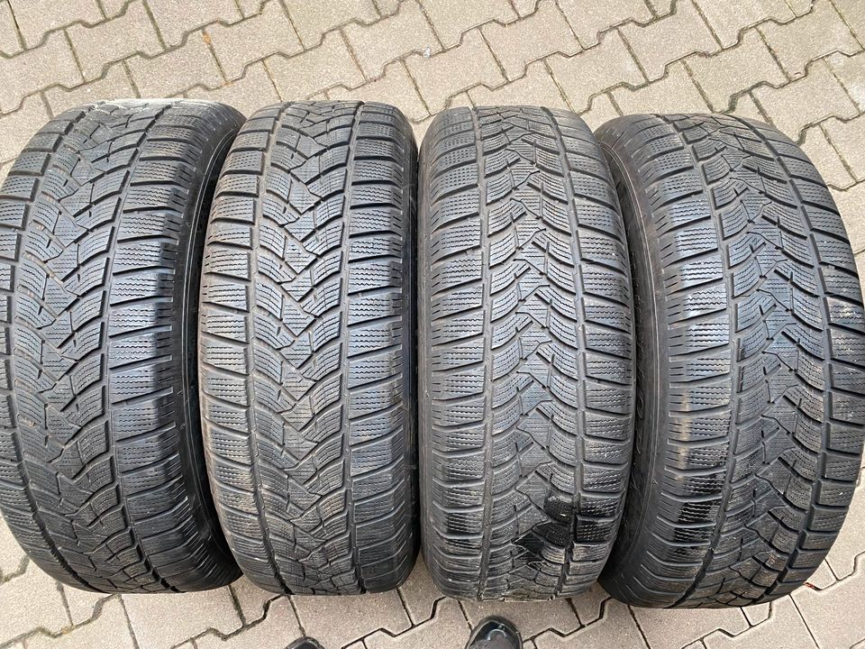 4 x Winterreifen Dunlop M+S 235/65 R17 108H - 2 x 6,5mm + 2 x 7mm in Klein-Winternheim