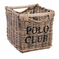 Aufbewahrungskorb Polo Club klein ca. 38 x 44 cm Korb Rattankorb Schleswig-Holstein - Heiligenstedten Vorschau