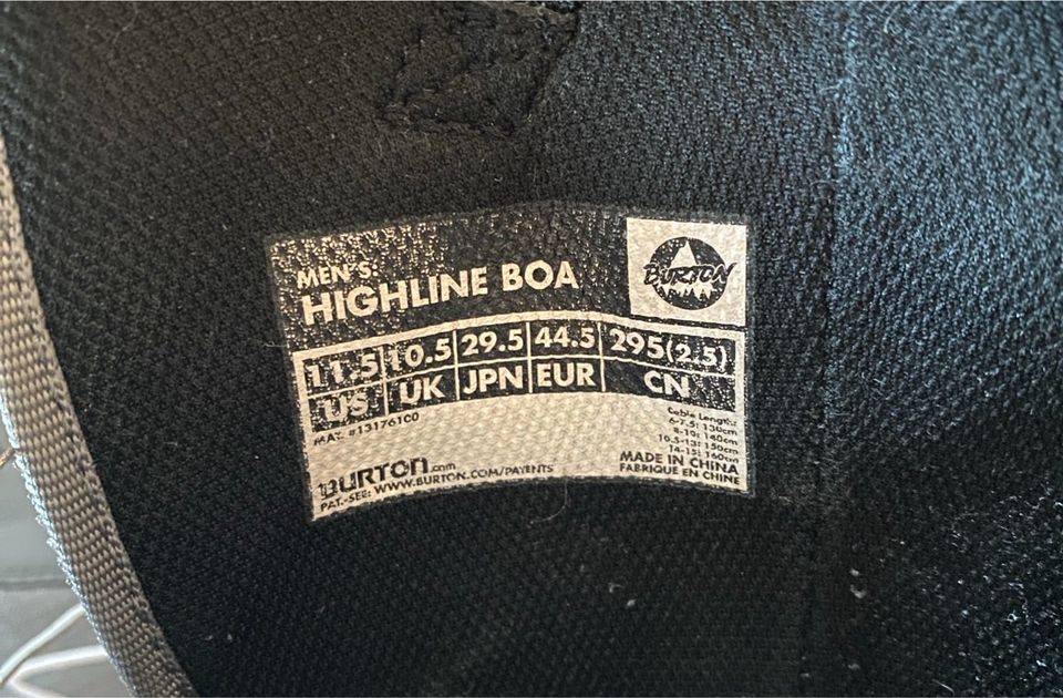 Snowboardschuhe Burton Gr. 44,5 in Zettingen