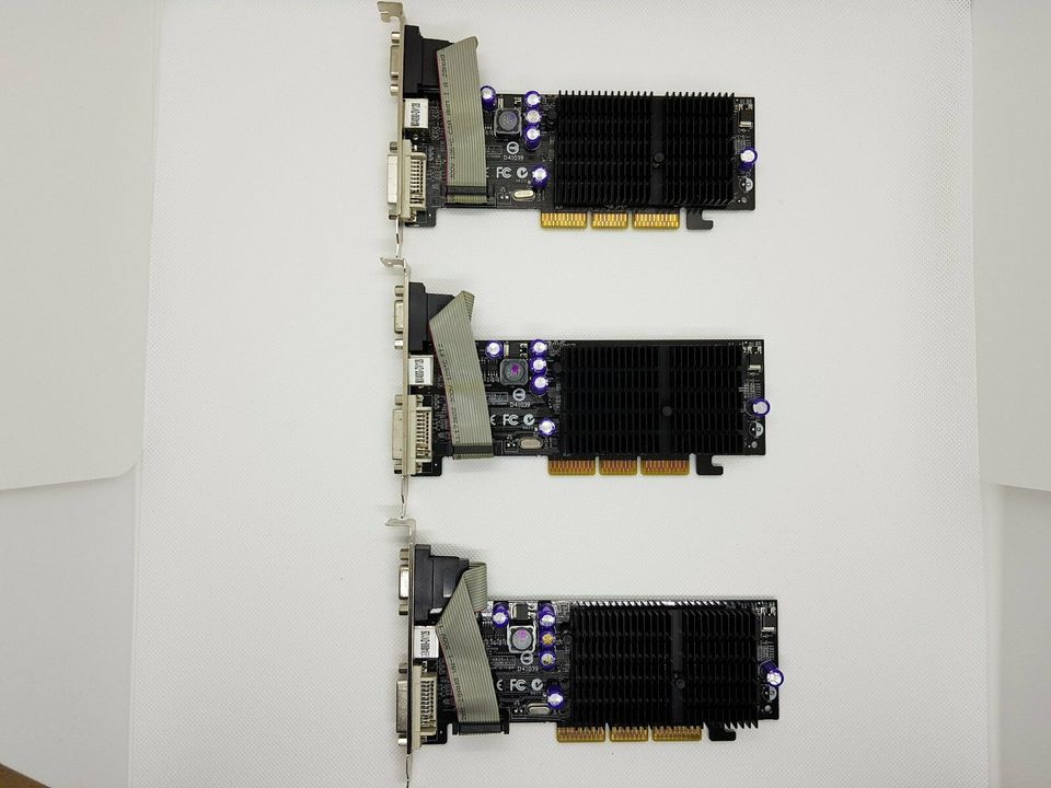 3 x AOpen NVIDIA GEFORCE4 MX4000-DV128 / 128 MB Grafikkarten in Dortmund