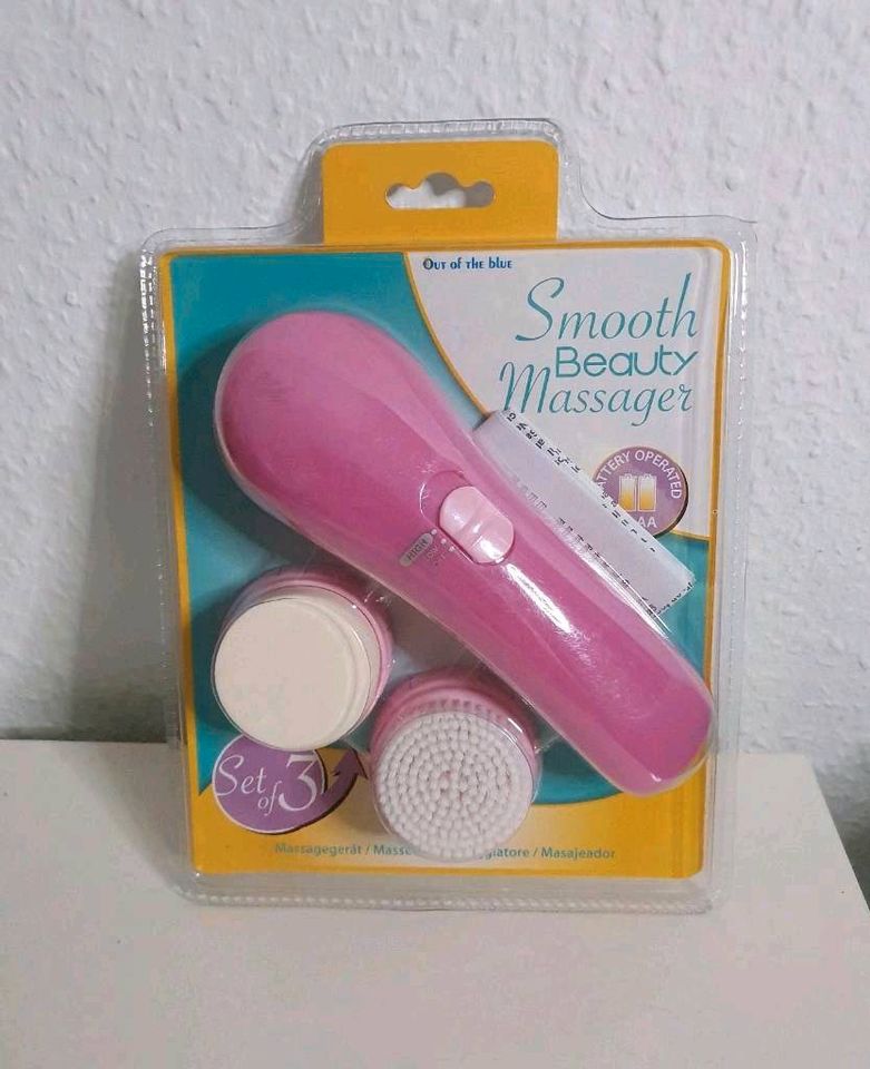 Gesicht Massage Set u. Nagel Trockner UV Licht rosa Geschenk Idee in Brühl