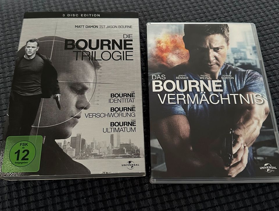 Bourne-Filme auf DVD in Nürtingen