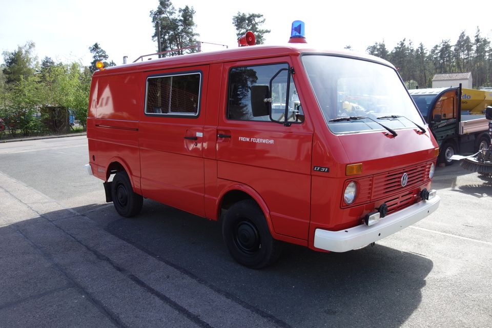 VW LT31 Feuerwehr TSF Ludwig-Ausbau Oldtimer Bj. 1986 6-Zylinder in Wendelstein