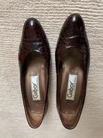 GABOR Pumps Leder dunkelbraun Gr. 36 Baden-Württemberg - Backnang Vorschau