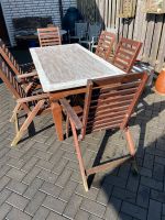 Ich verkaufe Garten Tisch mit 6 Klappstühle. Selbstabholer Niedersachsen - Stuhr Vorschau