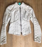 Weiße Lederjacke von Armani Exchange A/X Gr. XS Hamburg-Nord - Hamburg Winterhude Vorschau