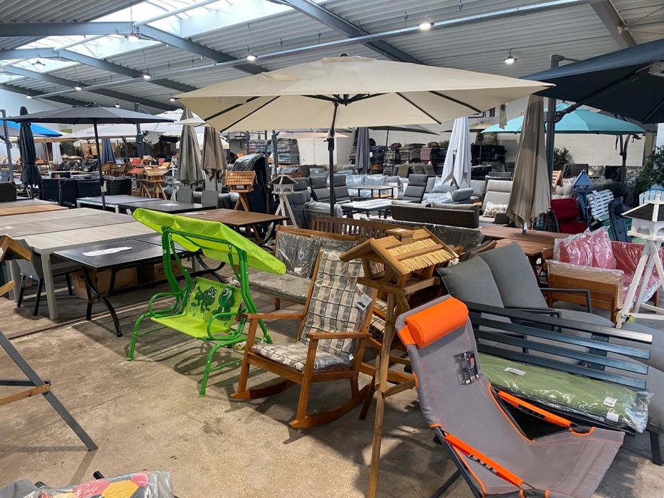 Gartenmöbel ⭐Outlet Dülmen Lounge Marken Sessel Schirme Pavillon in Düsseldorf