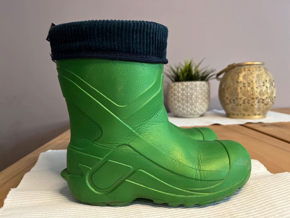 Beck Gummistiefel in grün mit Innenfutter zum herausnehmen 28/29 in Rimpar