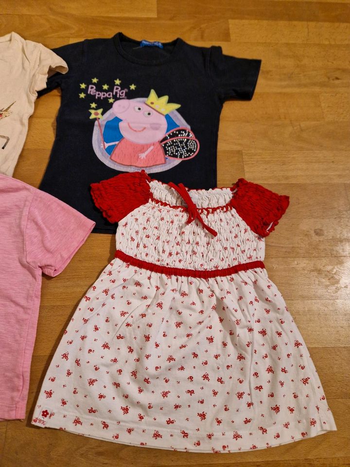 Mädchen Sommer T-Shirts 98/104 next H&M Tunika Einhorn Peppa Wutz in Bergisch Gladbach