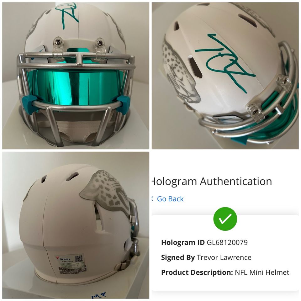 Trevor Lawrence - Jaguars - ICE Mini Helm in Heinsberg