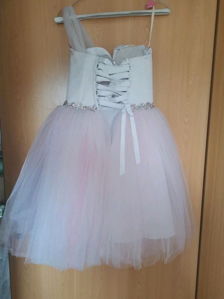 Hochzeitskleid Kleid Ballkleid Prinzessin Tüll Glitzer Gr. XS - M in Morsbach