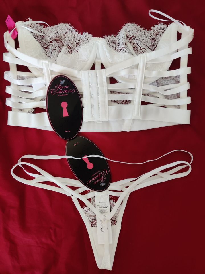 Hunkemöller Set 75B + String S Private Collection Halbschale in Ludwigshafen