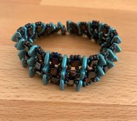 Glasperlen Armband mit Magnetverschluss diy Niedersachsen - Osnabrück Vorschau