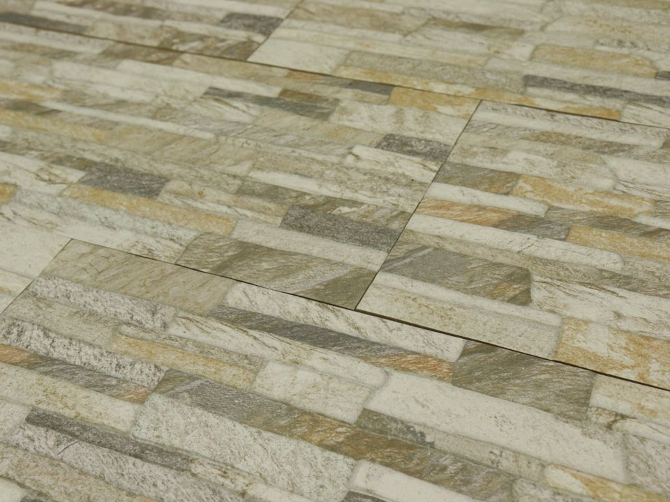 Feinsteinzeug Wandverkleidung Brick-Naturstein 60x30 Wandfliese in Duisburg