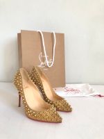 Louboutin High Heels Schuhe Pumps Hohe Schuhe Absatz Gold Nieten Neuhausen-Nymphenburg - Nymphenburg Vorschau