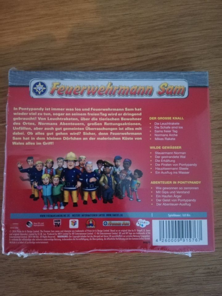 Feuerwehrmann Sam Hörspielbox, DVDs, Feuerwehrspiel Kosmos in Limbach