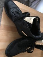 Hogan Sneaker schwarz Leder/Stoff mit Gold Nordrhein-Westfalen - Hilden Vorschau