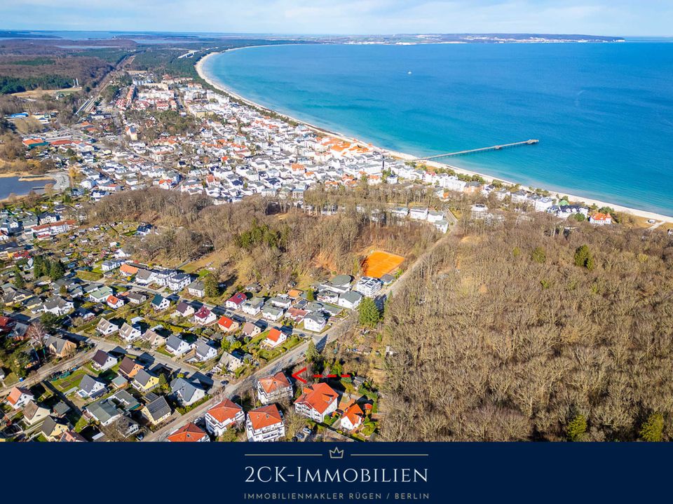 3 Zimmer Eigentumswohnung Villa Granitz im klassischen Bäderstil, 32m² Terrasse, Top-Lage Binz! in Ostseebad Binz