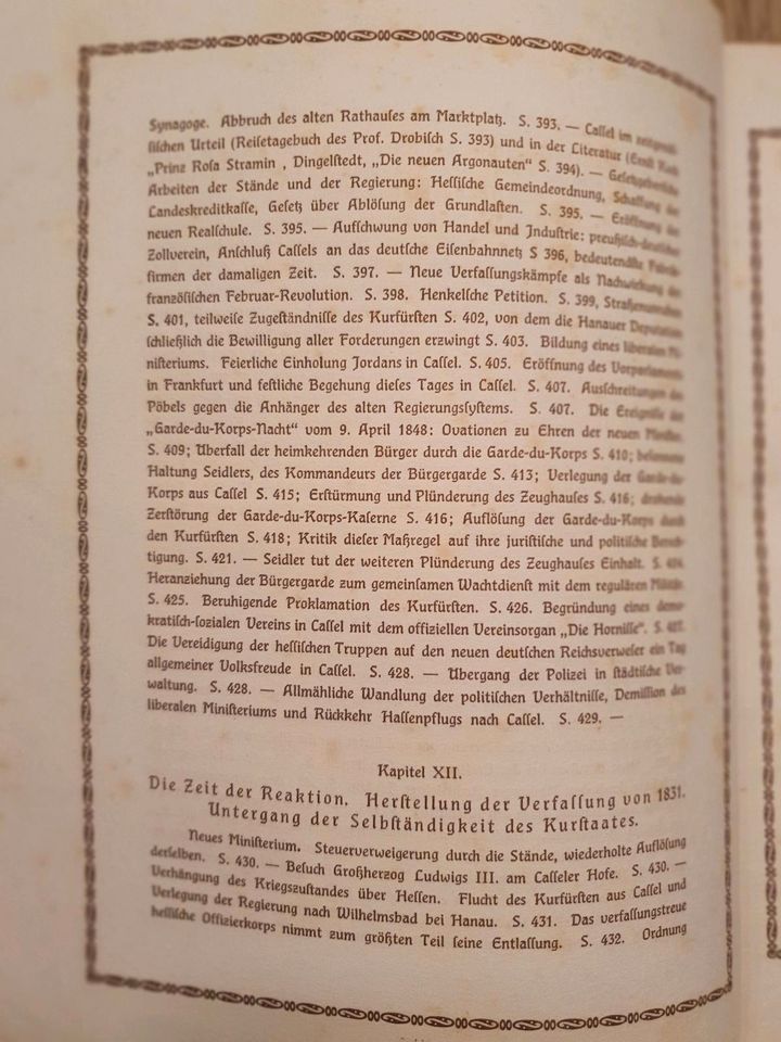 Buch der Geschichte der Reaidenzstadt Kassel in Wolfhagen 