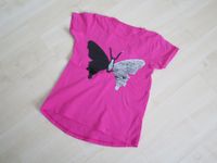 T-Shirt mit Wendepailletten Schmetterling in 140 Bayern - Kempten Vorschau