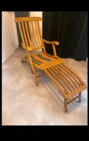 Deck chair Sonnenliege Teak Holz 70er 80er vintage Liegestuhl Nordrhein-Westfalen - Wesel Vorschau