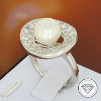 M*161788 Wert 5.900,- Perlen Brillant Ring 750 / 18 KT Gold xxyy Essen - Karnap Vorschau