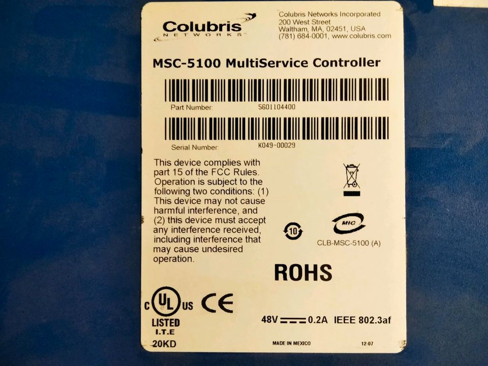 2 Stück Colubris MSC-5100 Digital Router in Kiel