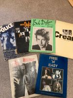 Notenbücher, Police, Bob Dylan, Cream, Rolling Stones, Free Nordrhein-Westfalen - Soest Vorschau