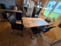 Massiv Holz Tisch mit HARLEY LOGO & 4 ODER 6 stüh Bayern - Lindau Vorschau