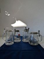 Vier verschiedene Bierkrüge mit Zinndeckel Baden-Württemberg - Donaueschingen Vorschau