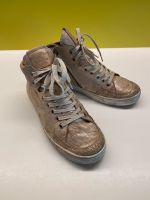 Süße Froddo halbhohe Schnürschuhe Sneaker Gr. 37 gold Leder Dresden - Neustadt Vorschau