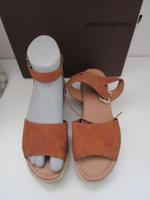 Sandalen Wedges Knöchelsandalen Gr. 36 Plateau cognac Baden-Württemberg - Heilbronn Vorschau
